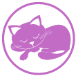 sleeping cat icon